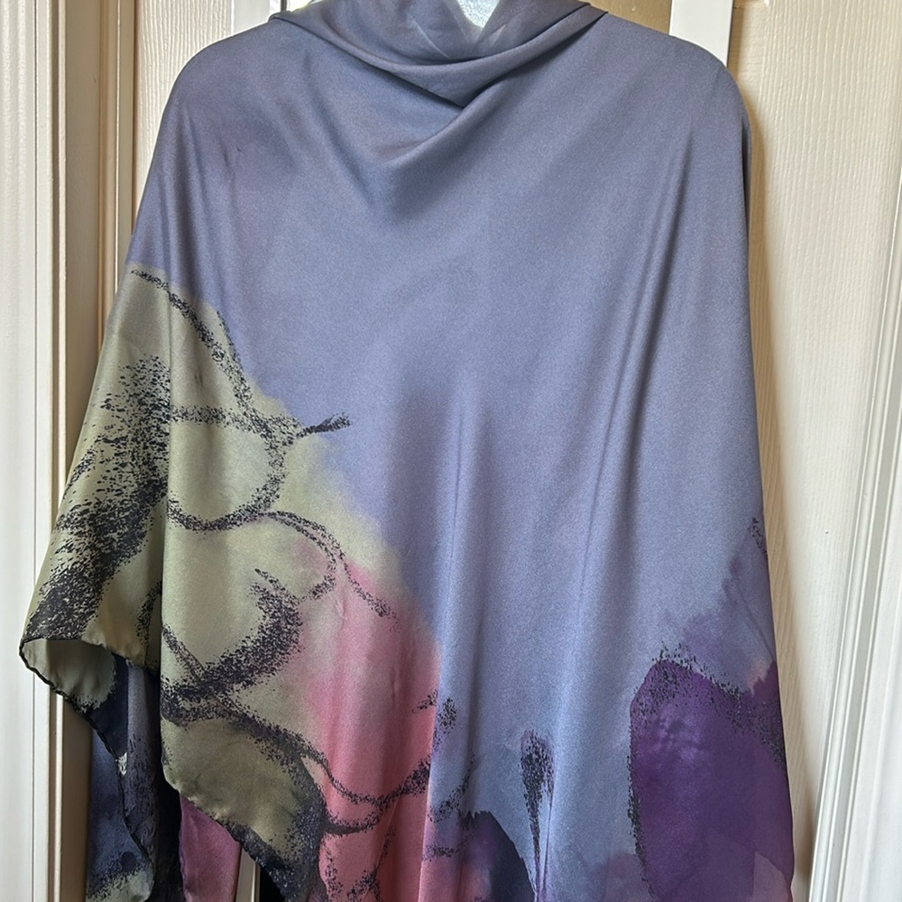 Semi silk 150cm x 150cm square hijab multi color